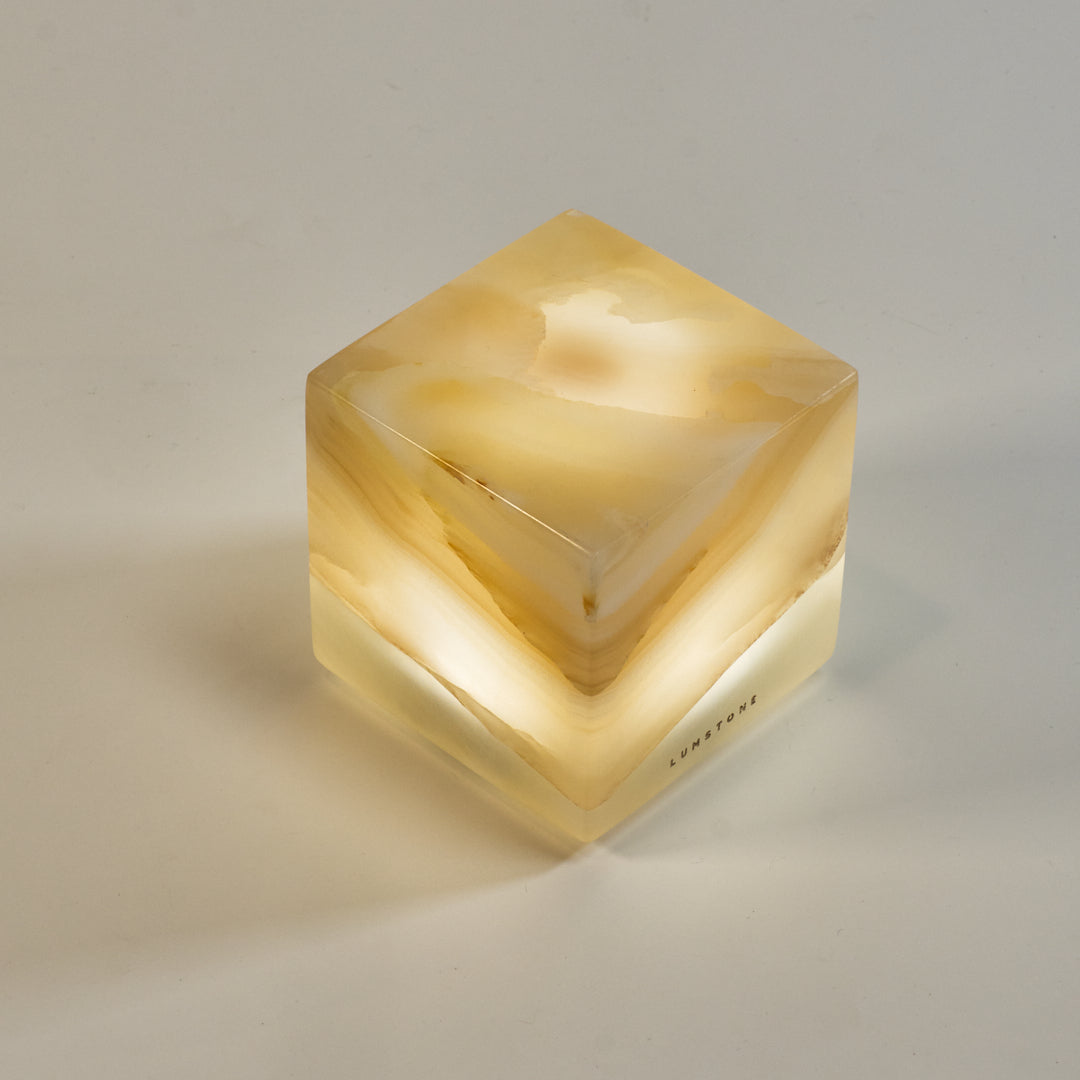 COMPACT - Cubo de ónix 8x8x8cm