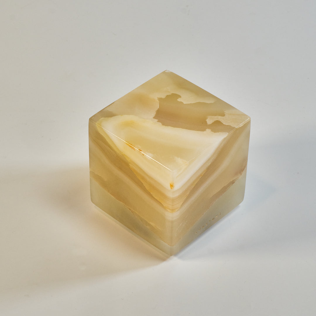 COMPACT - Cubo de ónix 8x8x8cm