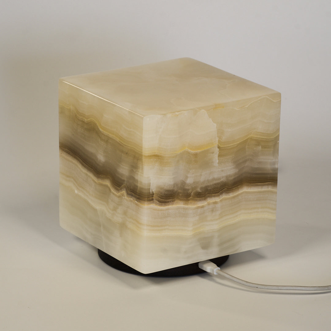 DELUX - Cubo de ónix 13X13X13cm