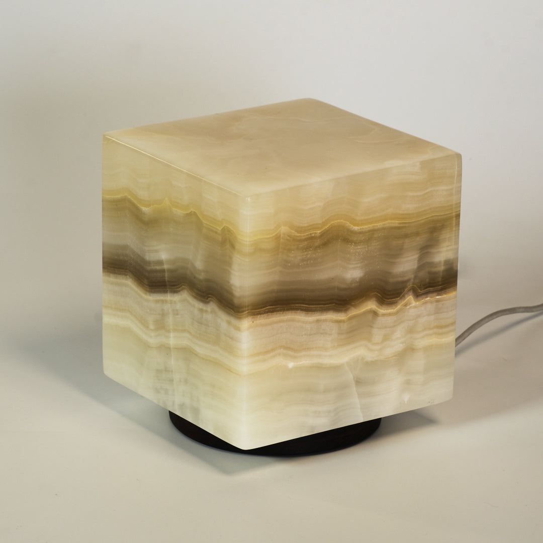 DELUX - Cubo de ónix 13X13X13cm
