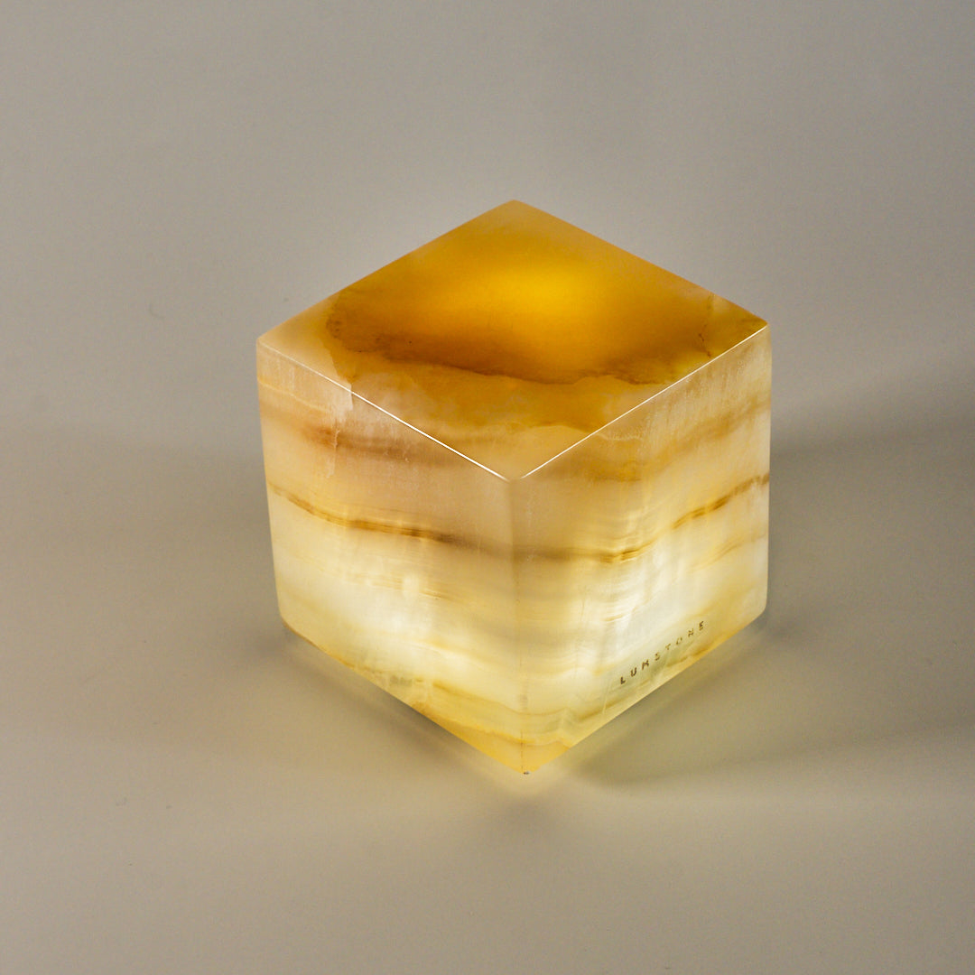 COMPACT - Cubo de ónix 8x8x8cm