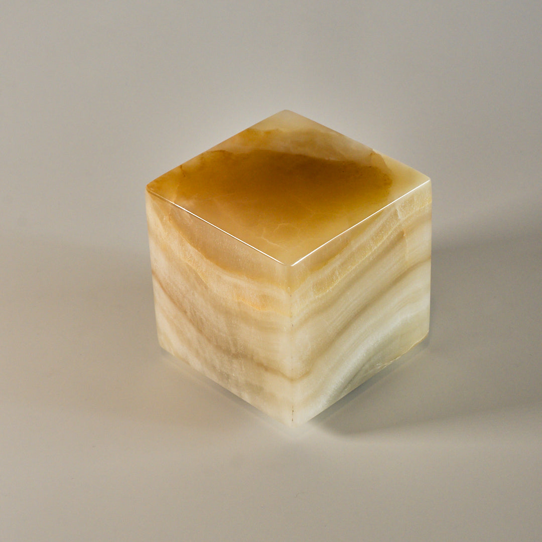 COMPACT - Cubo de ónix 8x8x8cm