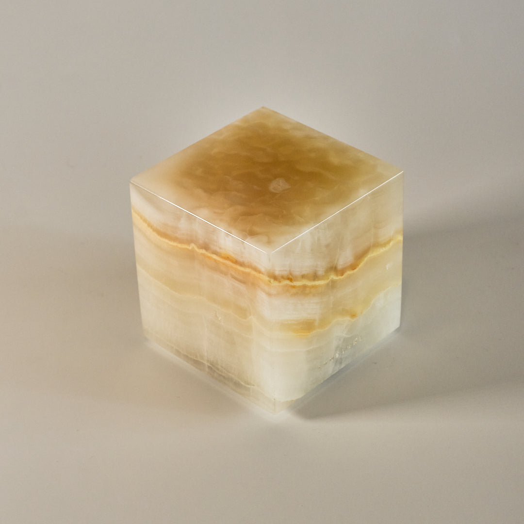 COMPACT - Cubo de ónix 8x8x8cm
