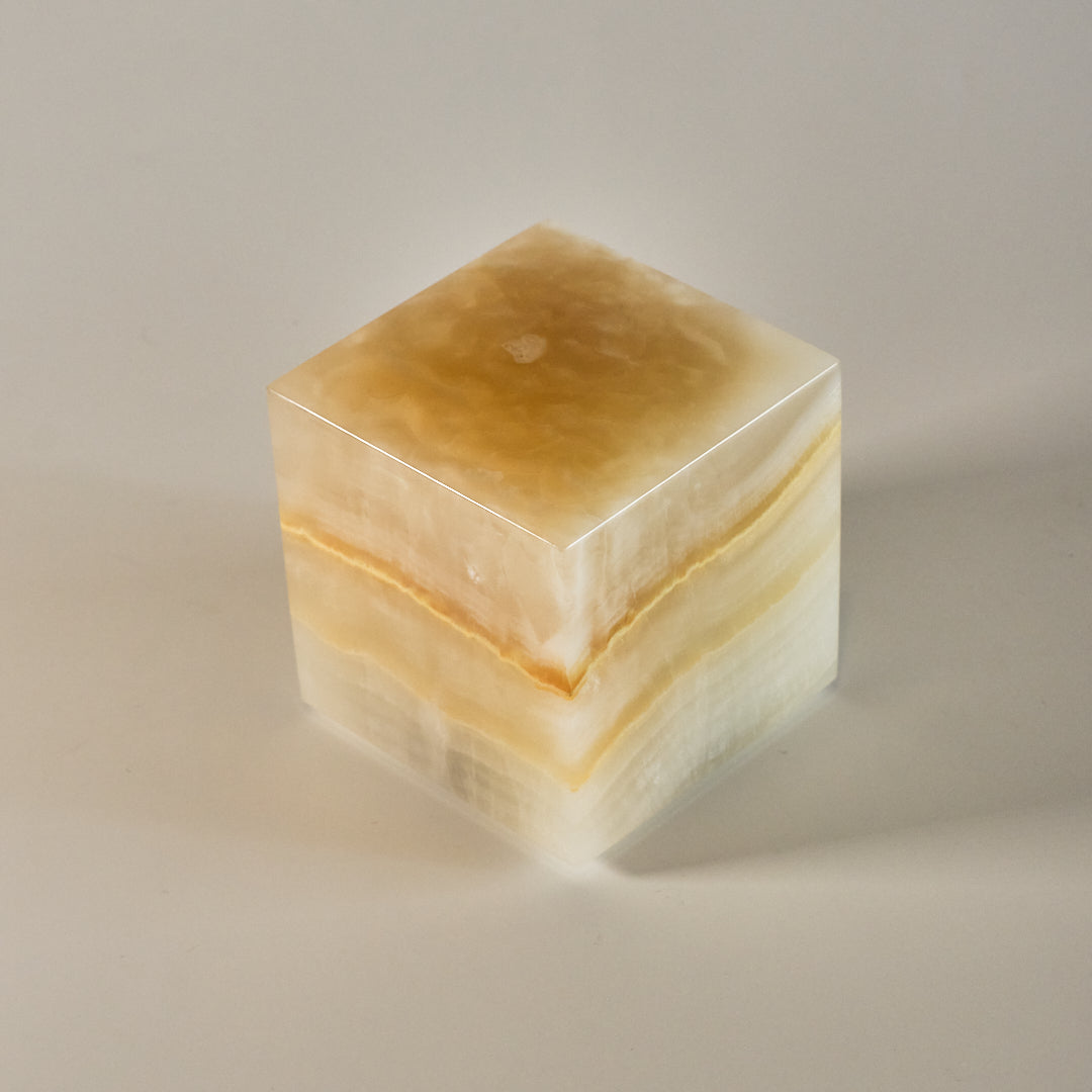 COMPACT - Cubo de ónix 8x8x8cm
