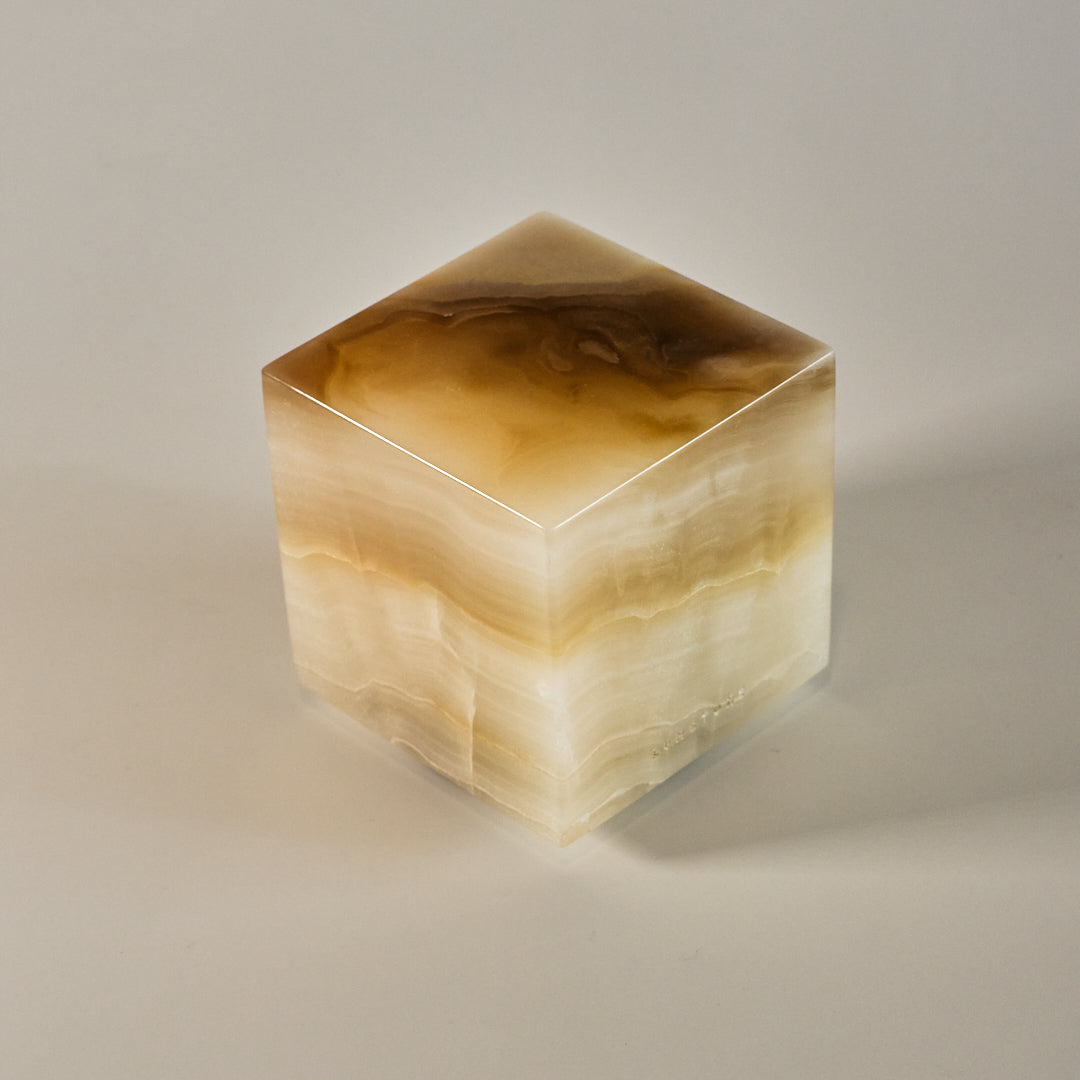 COMPACT - Cubo de ónix 8x8x8cm