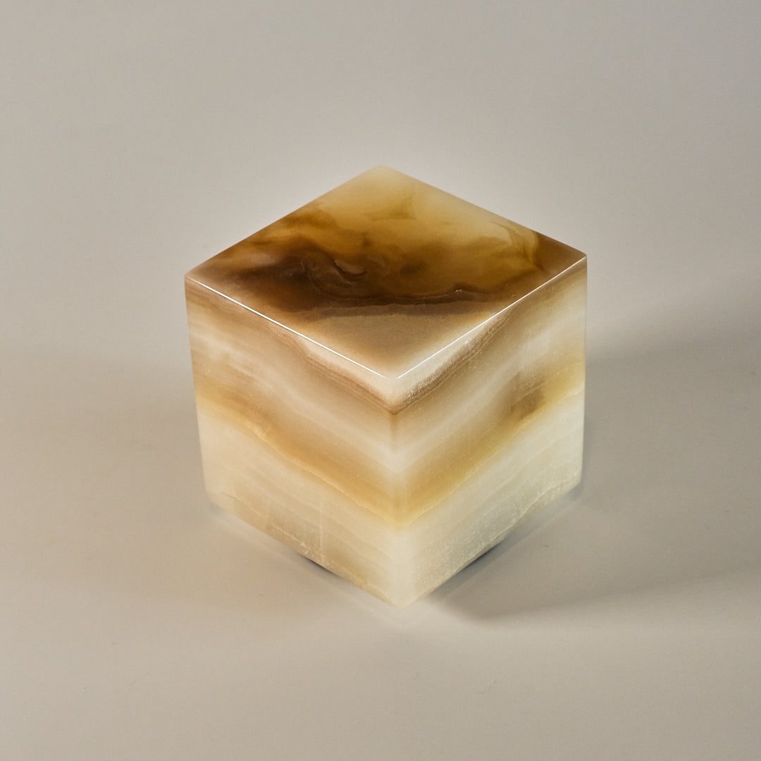 COMPACT - Cubo de ónix 8x8x8cm
