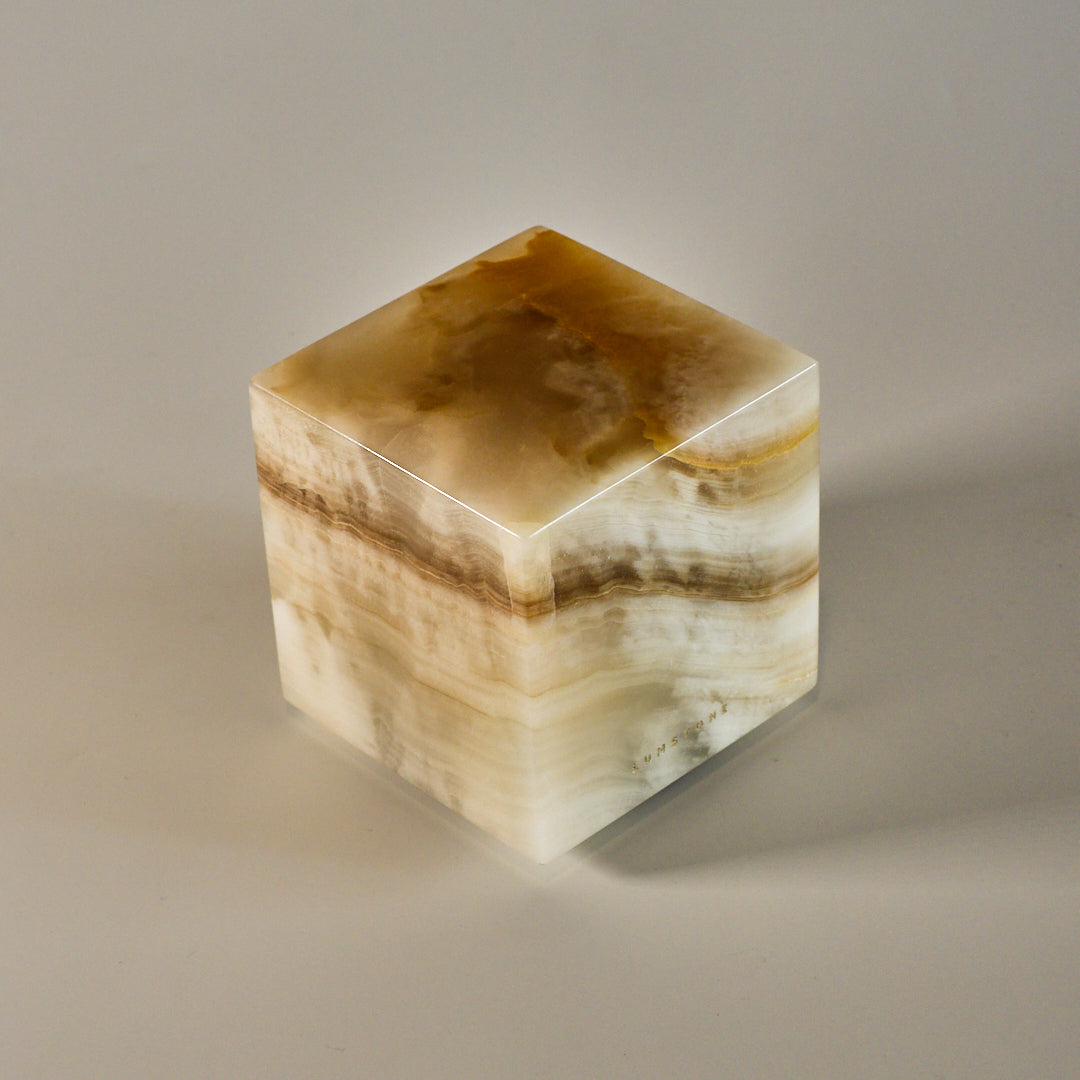 COMPACT - Cubo de ónix 8x8x8cm