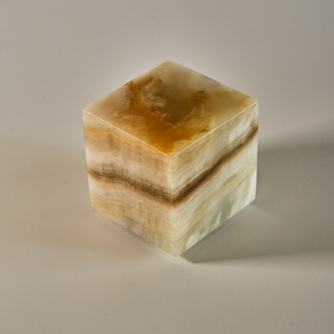 COMPACT - Cubo de ónix 8x8x8cm