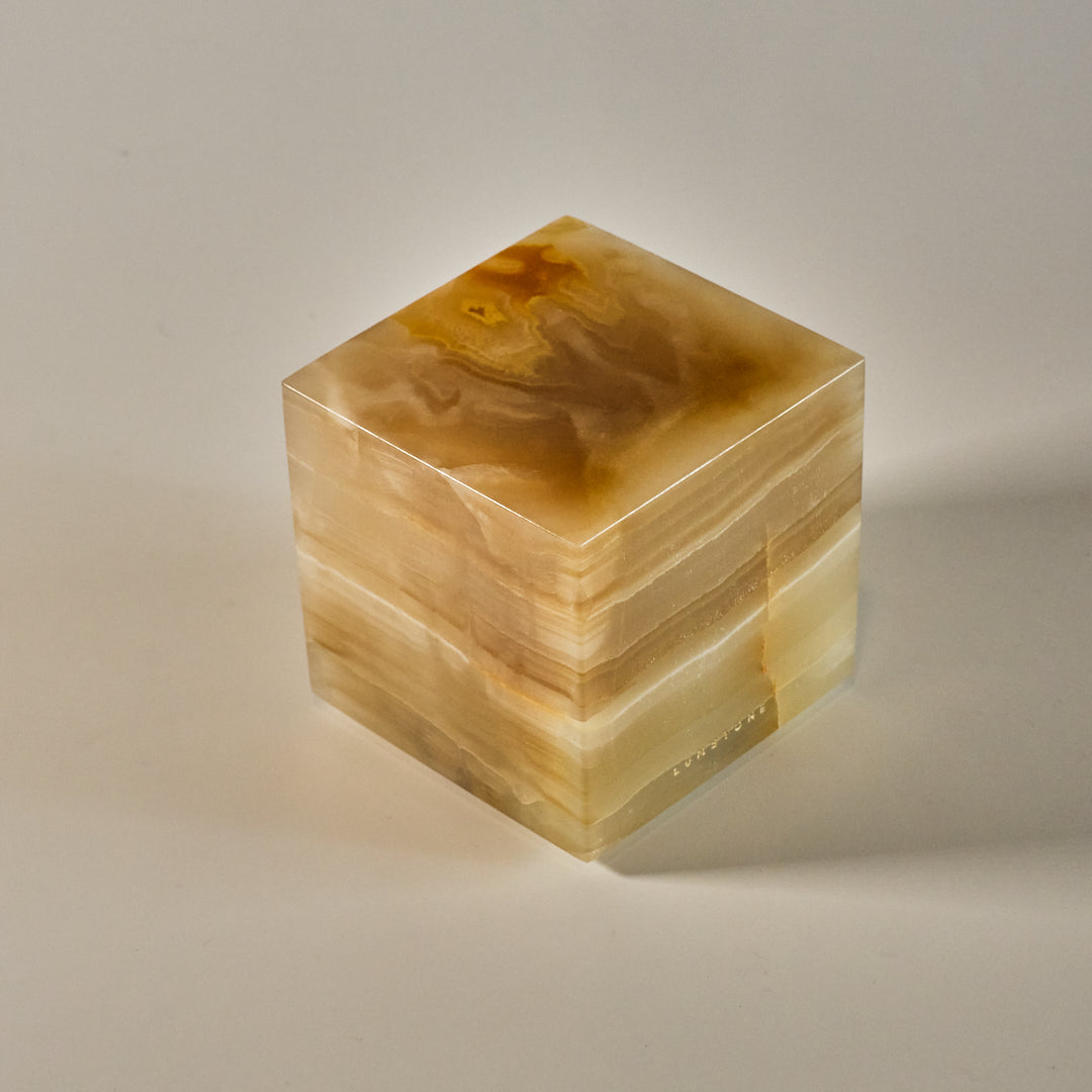 COMPACT - Cubo de ónix 8x8x8cm