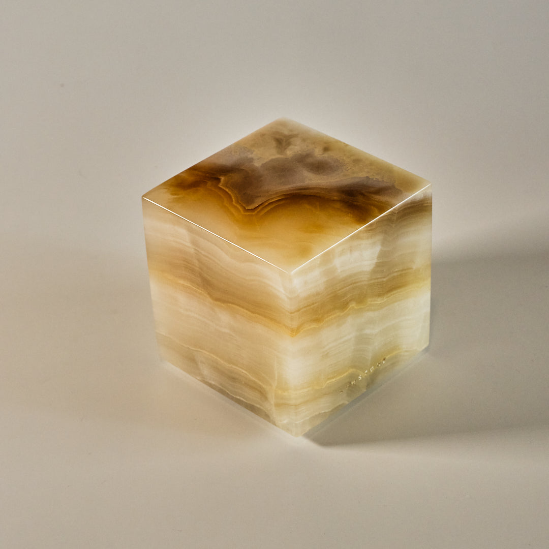 COMPACT - Cubo de ónix 8x8x8cm