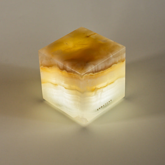 COMPACT - Cubo de ónix 8x8x8cm