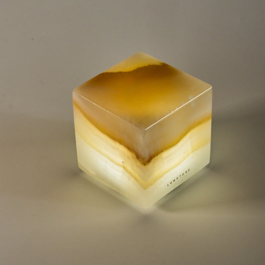 COMPACT - Cubo de ónix 8x8x8cm