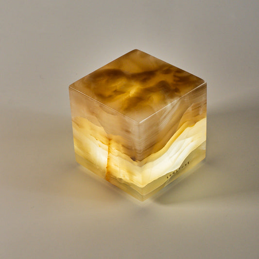 COMPACT - Cubo de ónix 8x8x8cm