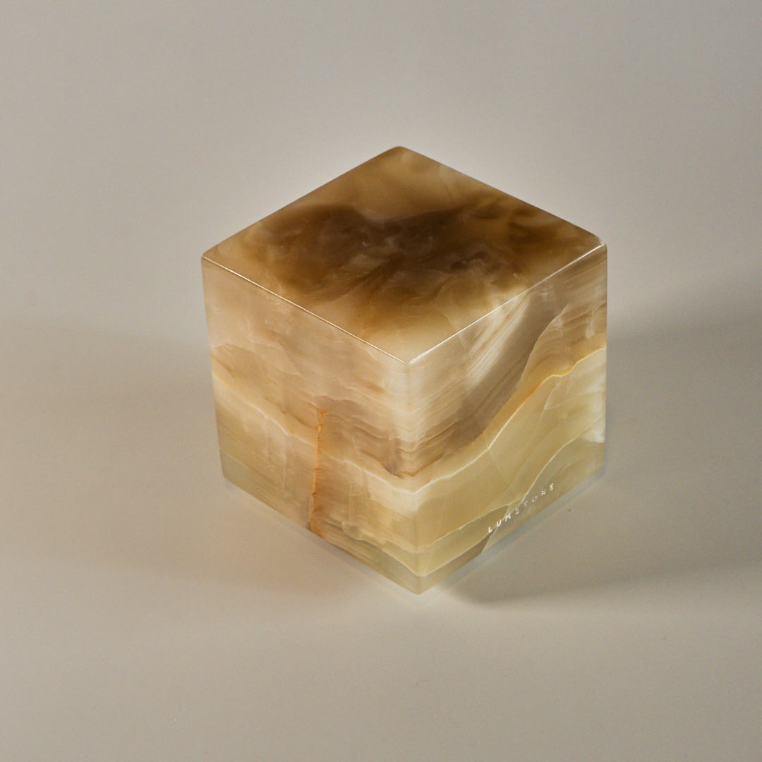 COMPACT - Cubo de ónix 8x8x8cm