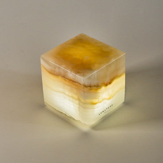 COMPACT - Cubo de ónix 8x8x8cm