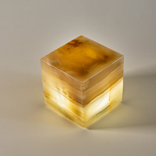 COMPACT - Cubo de ónix 8x8x8cm
